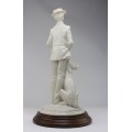 statueta " Victorian Gentleman". Auro Belcari. cca 1980 new old stock !